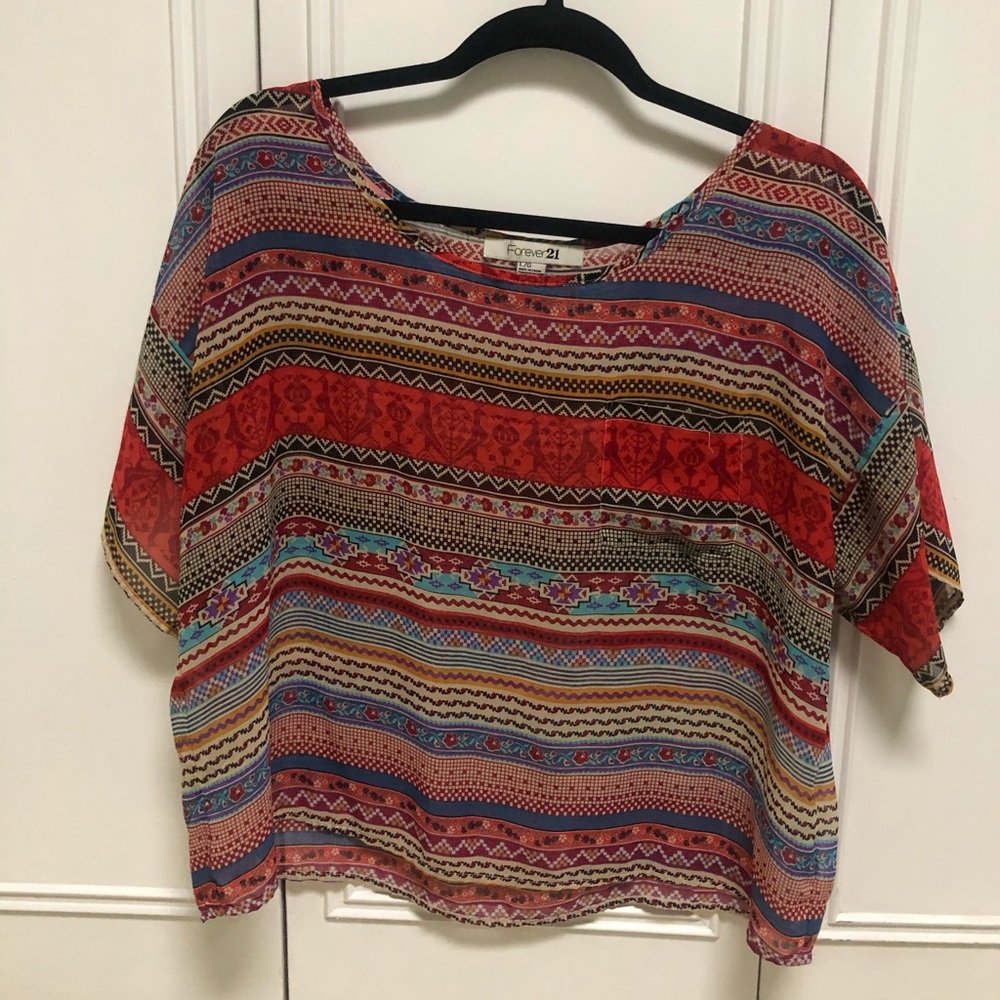 Sheer Pattern Blouse